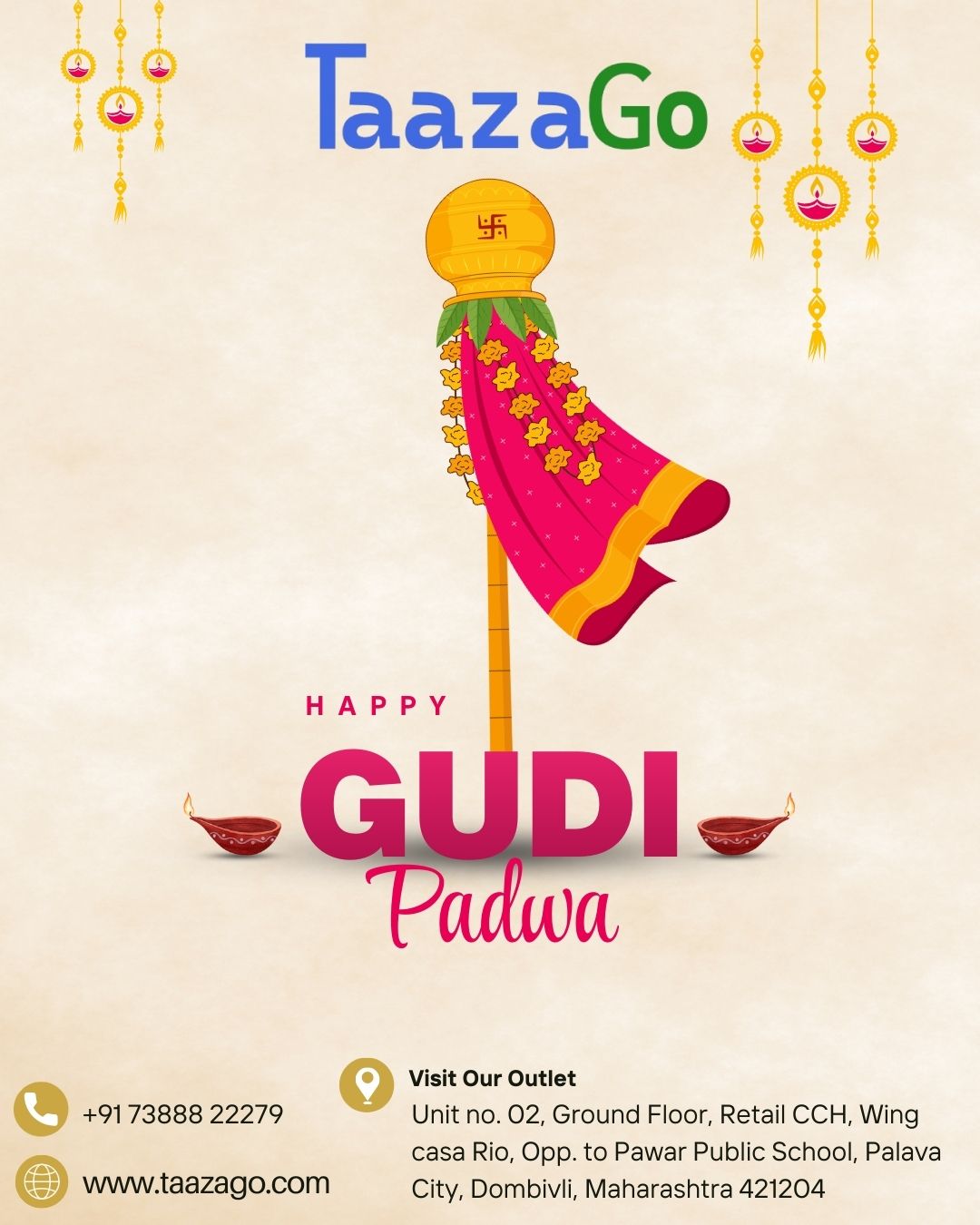 Celebrate fresh beginnings this Gudi Padwa with TaazaGo 