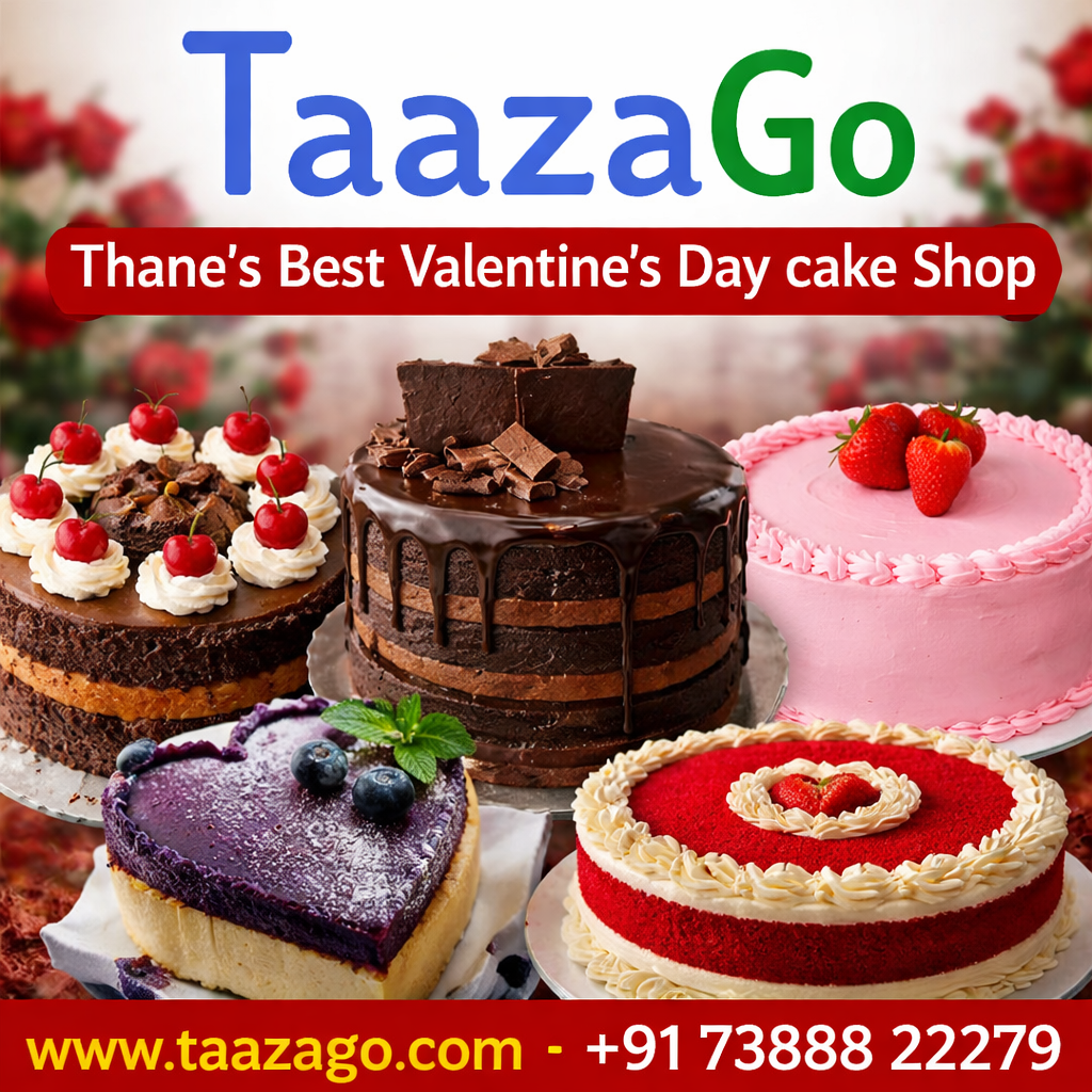 Best Valentine’s Day Cake Shop in Thane | Order Romantic Cakes Online – TaazGo