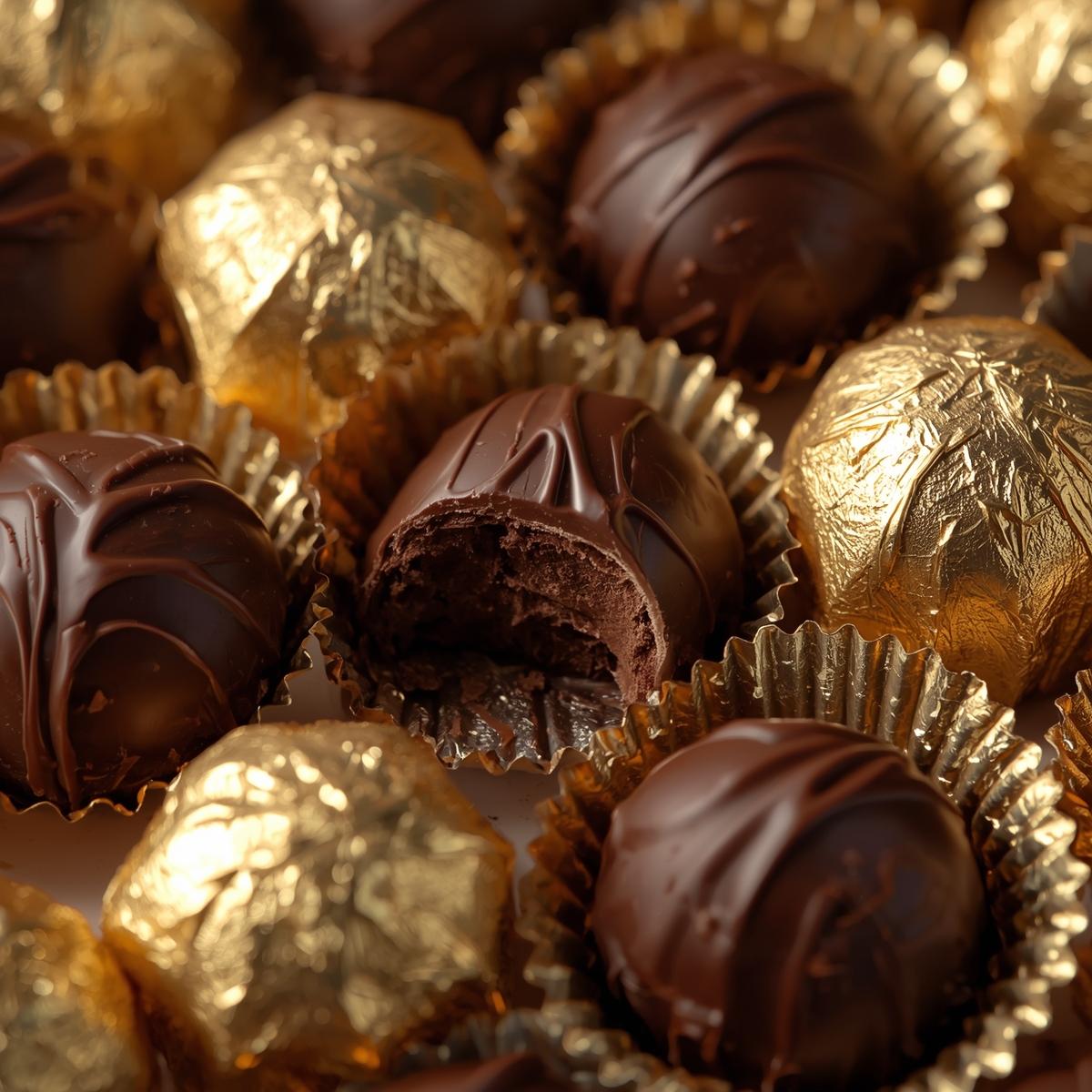 Ganache Gold Chocolate