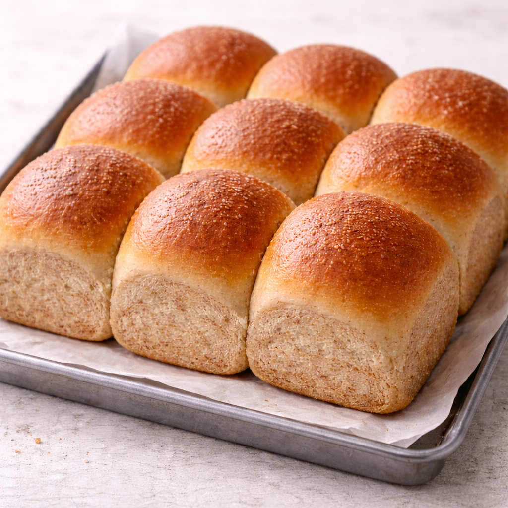 Whole Wheat Ladi Pav